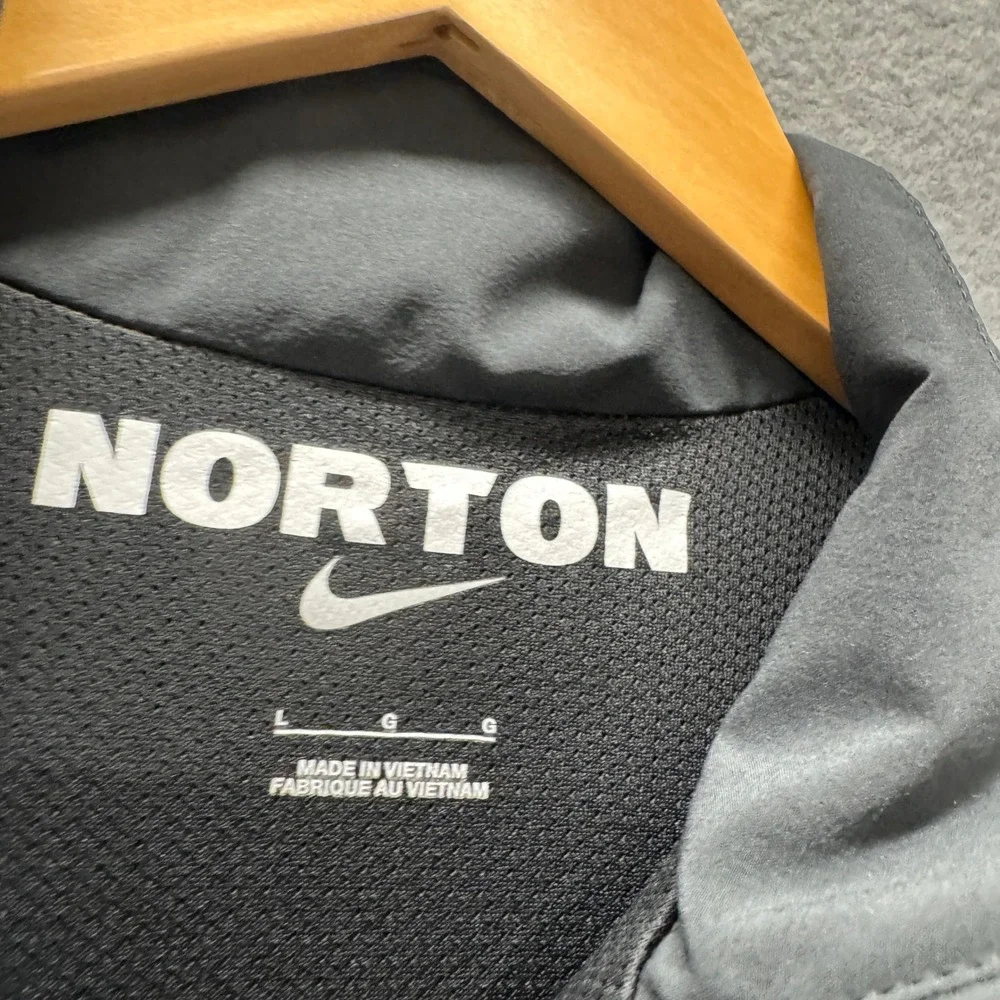 Georgia Bulldogs Jacket Mens Large Nike Black NCAA Team Issue Sideline Coach